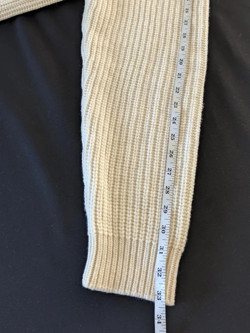 A KIND OF GUISE Tambo Knit Sweater XL Natural Beige Ribbed Lambswool Germany NWT